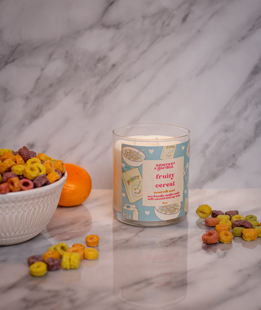Fruity Cereal Soy Candle – Breakfast Nostalgia in Every Glow