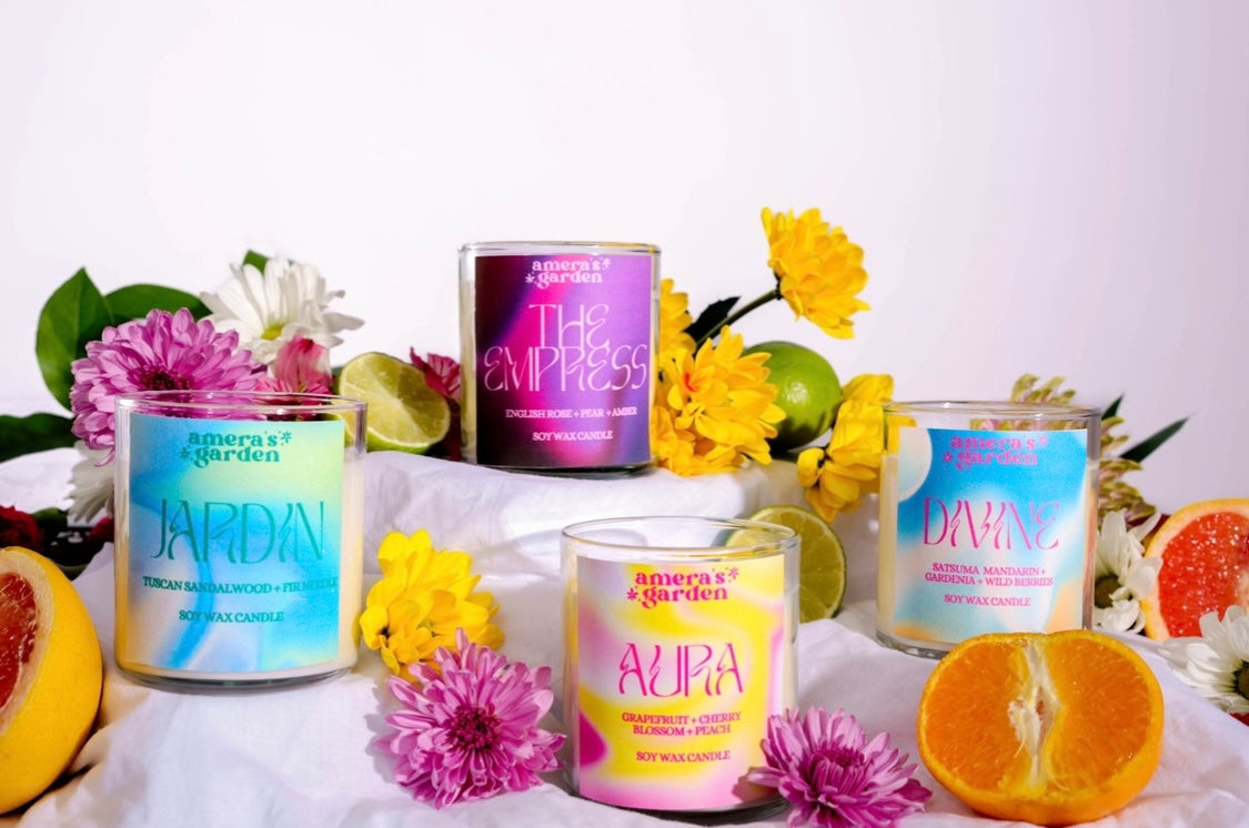 Best-Selling Hand-Poured Candles at Amera’s Garden